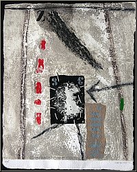 James Coignard: Profil Mixed Media, Etching carborundum signed