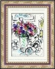 Marc Chagall: 'The Anemones' (Les an�mones) 1974, Original Lithograph (Frontispiece) - Limited Edition Prints