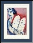Marc Chagall: Moses, Tablets of Law, 1956, Original Lithograph for Verve The Bible | Graphic Works | Prints