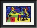 Joan Miro: Dog Barking at the Moon - Le chien aboyant � la lune, 1952 | Genuine Limited edition lithographs