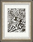 Marc Chagall The Pair in a Tree (Le couple � l'arbre) 1963, Two Lovers in Summer, Original Lithograph | Prints