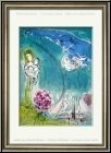 Marc Chagall: 'Place de la Concorde' with Eiffel Tower for Vision de Paris 1952, Original Lithograph - Prints