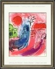 Marc Chagall: Original Lithograph 'Maternity with Centaur' 1957 - Mother and child with flute player | Prints