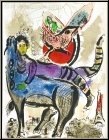 Marc Chagall: The Blue Cow, 1967, Rare Original Lithograph, Circus