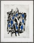 Pietro Consagra: Original Etching, Abstract Composition 1962, signed