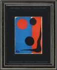 Alexander Calder: Composition on Red and Blue 1966 Original Lithograph for Maeght and Redfern | Genuine Prints