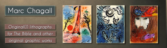Original Lithographs by Marc Chagall: Illustrations for The Bible, Verve, Mourlot