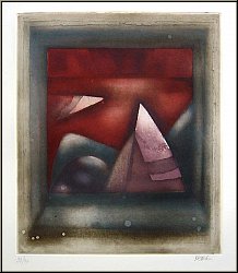 Mich�le Nedelec: The Nig (Le Soir) Color Etching BFK Rives, signed