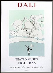 Salvador Dali: Expulsion, Teatro Museo Figueras, Lithograph Mourlot
