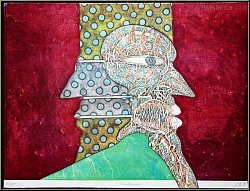 Bernhard Jaeger: Pseudo Janus Janus Face, 1974, Lithograph, signed