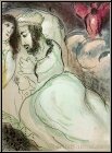 Marc Chagall: Sarah And Abimelech, Original Lithograph Verve Bible