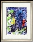 Marc Chagall: Le Profil et l'Enfant rouge, 1960, Lithographie originale - �uvre grav� | arts graphiques