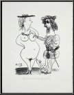 Pablo Picasso: Le seigneur et la dame, 1972 Original Lithograph Arches