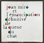 Joan Miro: 'Final Liberation Of The Cat's Tail', L'�mancipation d�finitive de la queue du chat 1978, etchings