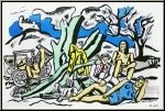Fernand L�ger: La Partie de Campagne 1951, Lithograph Verve