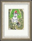 Marc Chagall: 'The Green Clown' with Flowers, 1966 Original Lithograph on wove paper - Limited Edition Prints