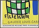 Fernand L�ger: Original Poster Sculptures polychromes, Galerie Louis Carr� 1953, Lithograph | Mourlot Posters