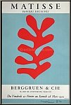 Henri Matisse: Poster Berggruen & Cie 1953, Papiers d�coup�s, Mourlot