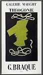 Georges Braque: Original Mourlot Poster Theogonie, Galerie Maeght 1954