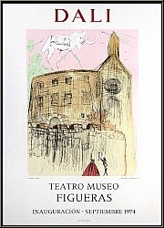 Salvador Dali: Gala's Castle, Teatro Museo Figueras, Mourlot Poster