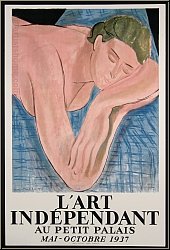 Henri Matisse: Vintage Poster 'Le R�ve' L'art ind�pendant 1937, Petit Palais - Mourlot Posters | Lithographs