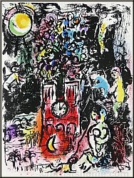 Marc Chagall: The Tree of Jesse, L'arbre de Jess�, Christmas 1960 Original Lithograph | Limited Edition Prints