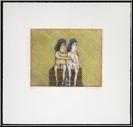 Felix Waske: Journey to Soul (1) Dry-point etching aquatint, signed