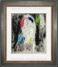 Original lithograph for the rare first edition of the monograph 'Chagall', couple in love (comes unframed)