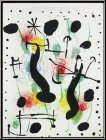 Joan Miro: Untitled Composition on wove paper 1966 Original Lithograph