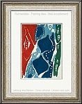 Ernst Wilhelm Nay: Original Etching Aquatint in colors 1965-7 (Gabler 81), New Year greeting 1965 - Prints