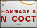 Jean Cocteau: Ville de Nantes, Mus�e des Beaux-Arts 1964, Hommage � Jean Cocteau, Mourlot, Exhibition Poster